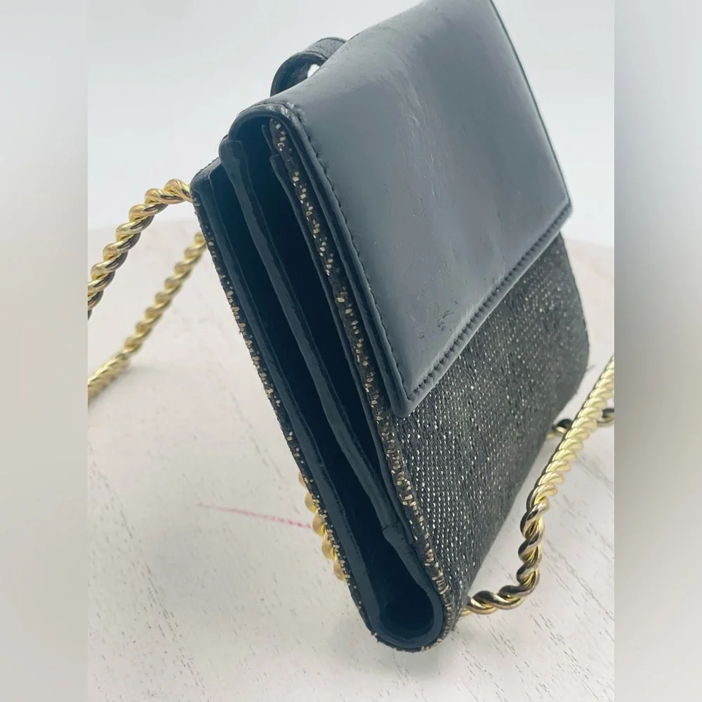 SOLD - GUCCI Classic Jackie Black Canvas Bifold Wallet - Picture 4 of 7